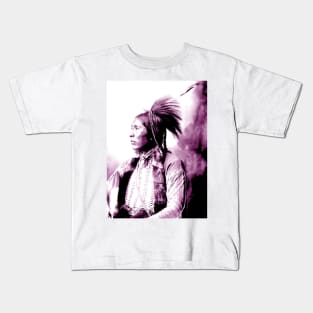 Ah-Keah-Boat (aka Jim Two Hatchet) - Kiowa Kids T-Shirt